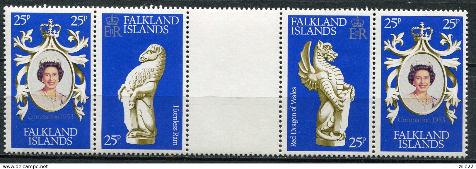 Falkland Inseln Mi# 272-4 ZD-ZW Postfrisch MNH - QEII - Falkland