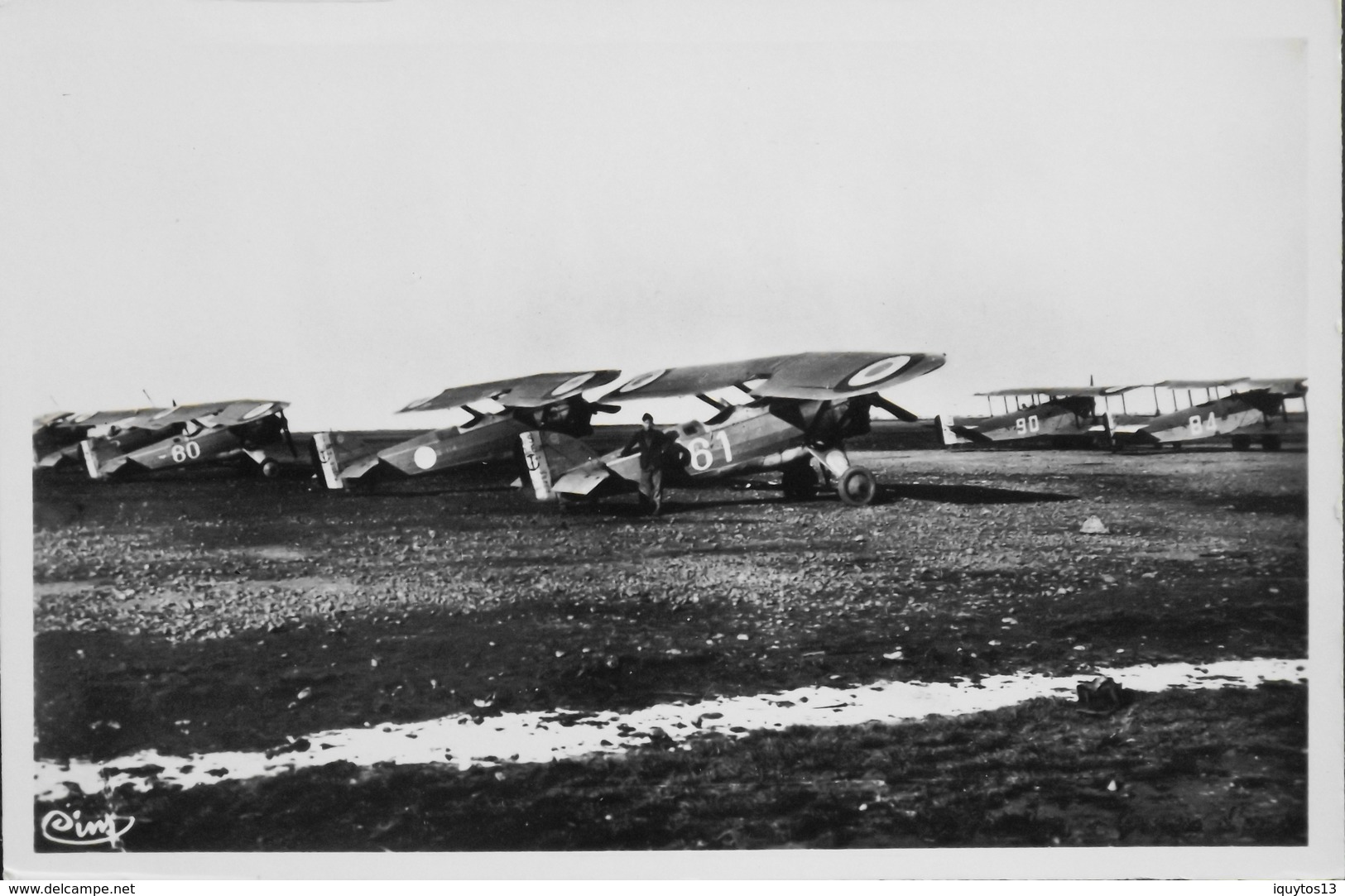 CPA. Carte-Photo > Entre Guerres > ISTRES-AVIATION - Groupe D'Avions - TBE - 1919-1938: Entre Guerres