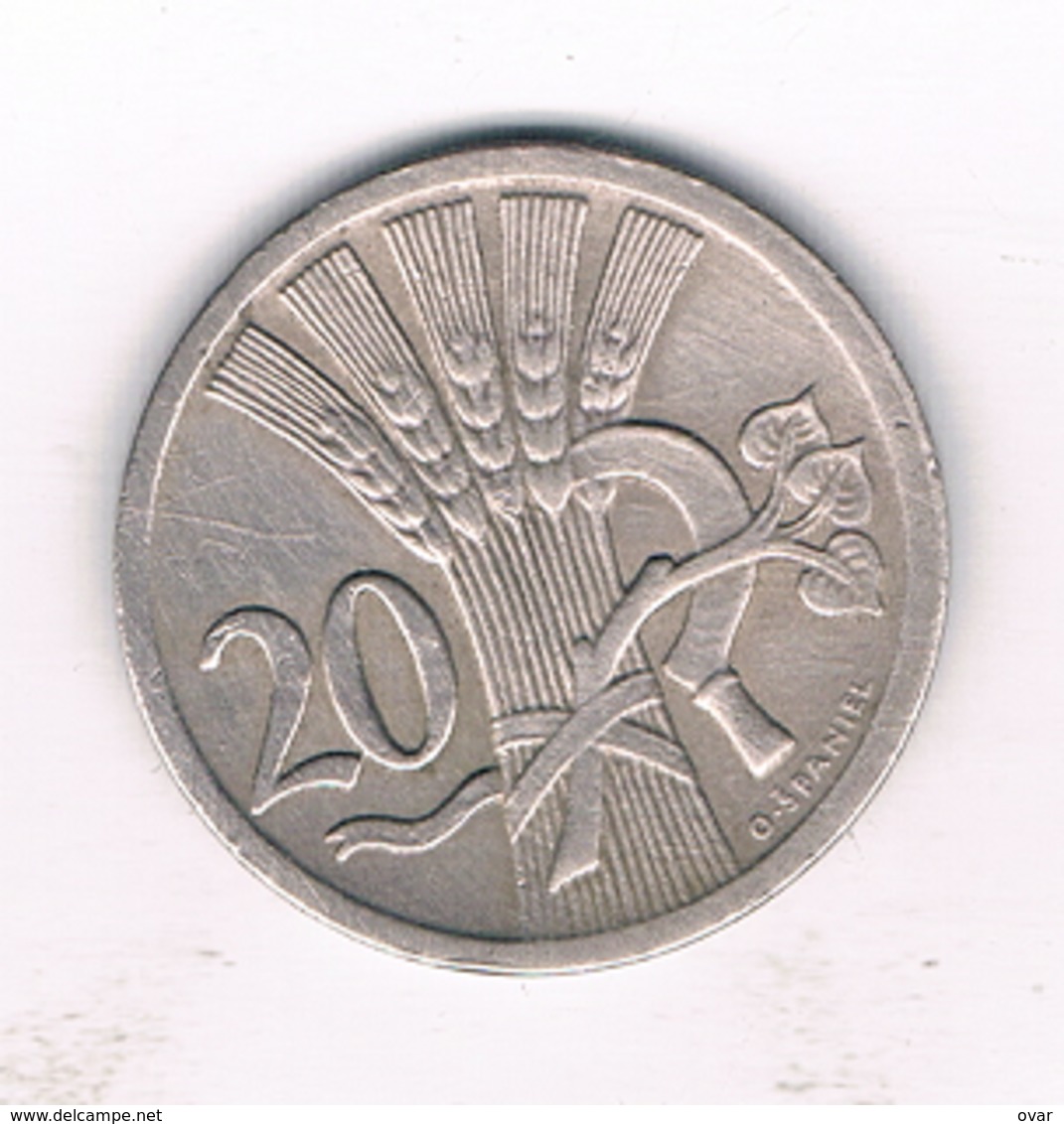 20 HALLER 1928  TSJECHOSLOWAKIJE /1068/ - Tschechoslowakei