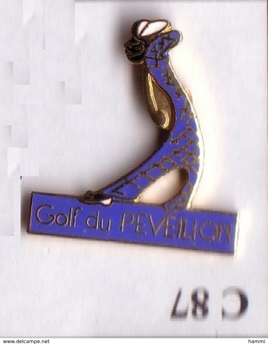 C87 Pin's GOLF PEVEILION Egf Achat Immédiat - Golf