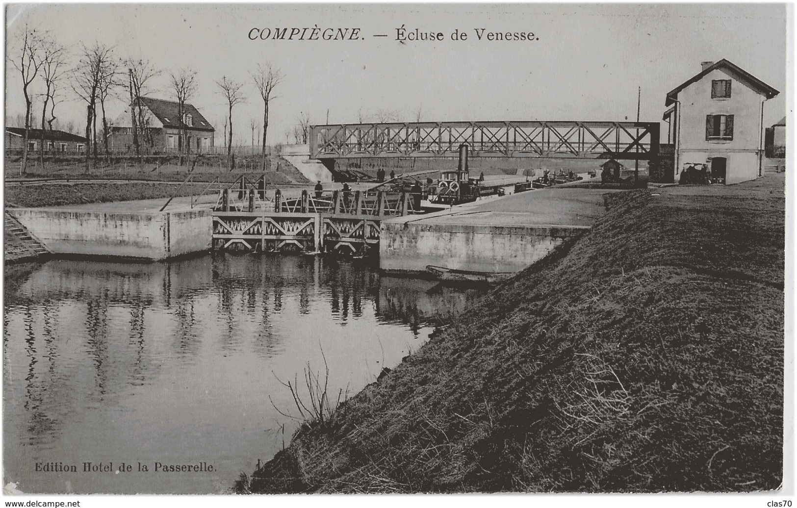 COMPIEGNE - ECLUSE DE VENESSE - SUPERBE - 1915 - Compiegne