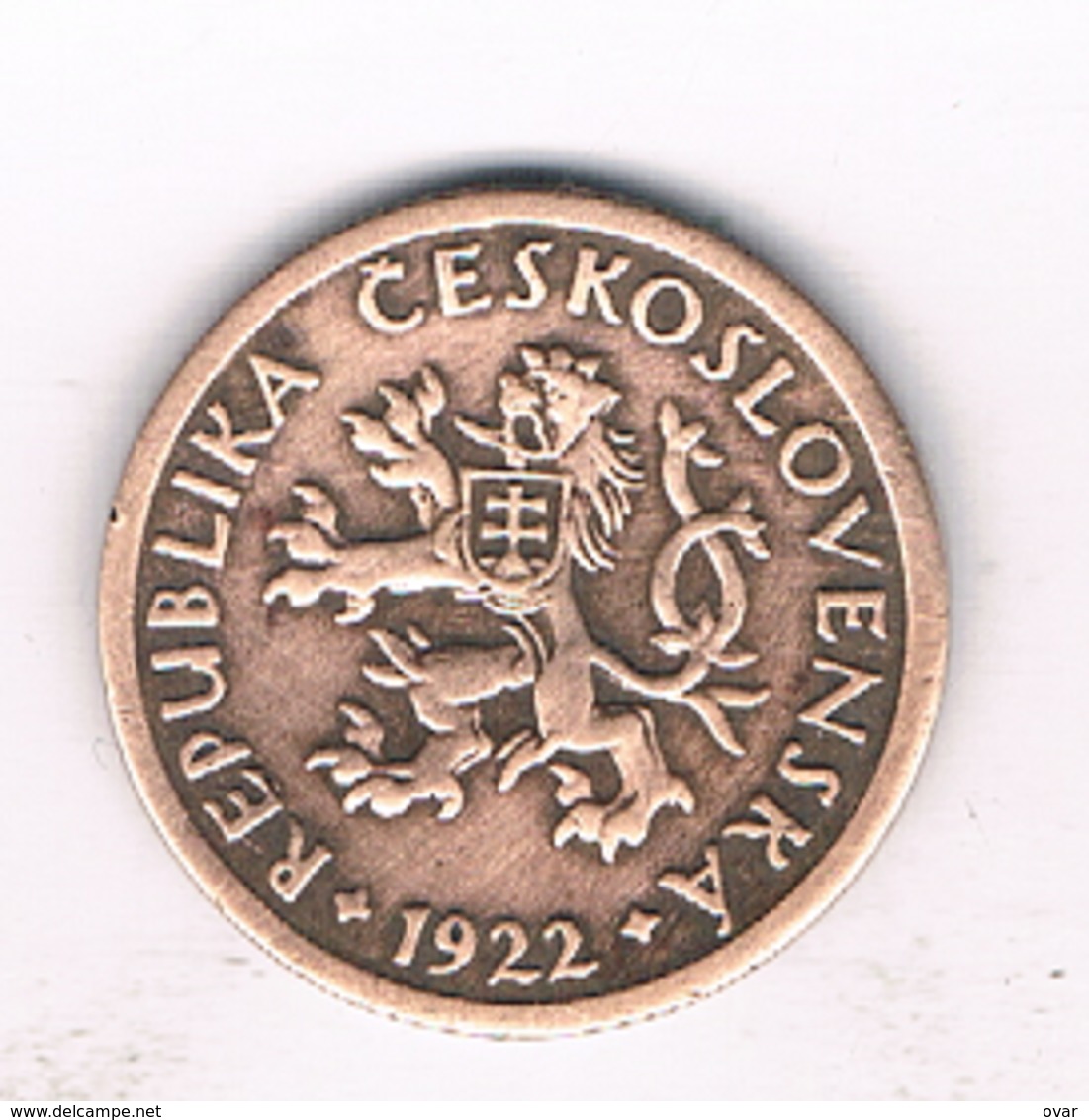 10 HALLER 1922  TSJECHOSLOWAKIJE /1071/ - Checoslovaquia