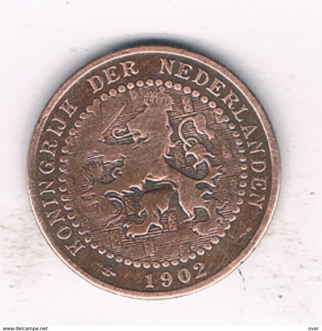 1 CENT 1902 NEDERLAND /1077/ - 1 Cent