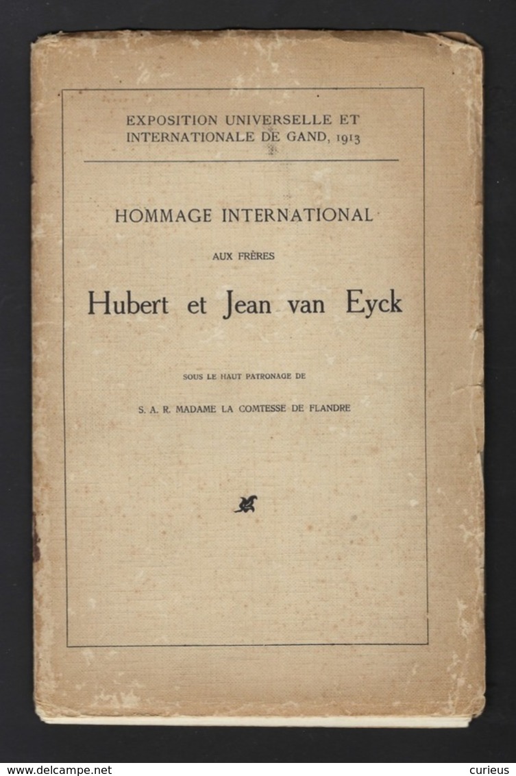 GENT * BOEKJE * HOMMAGE INTERNATIONAL AUX FRERES HUBERT ET JEAN VAN EYCK * EXPO 1913 GAND * 24 PP * 23 X 15 CM - Gent