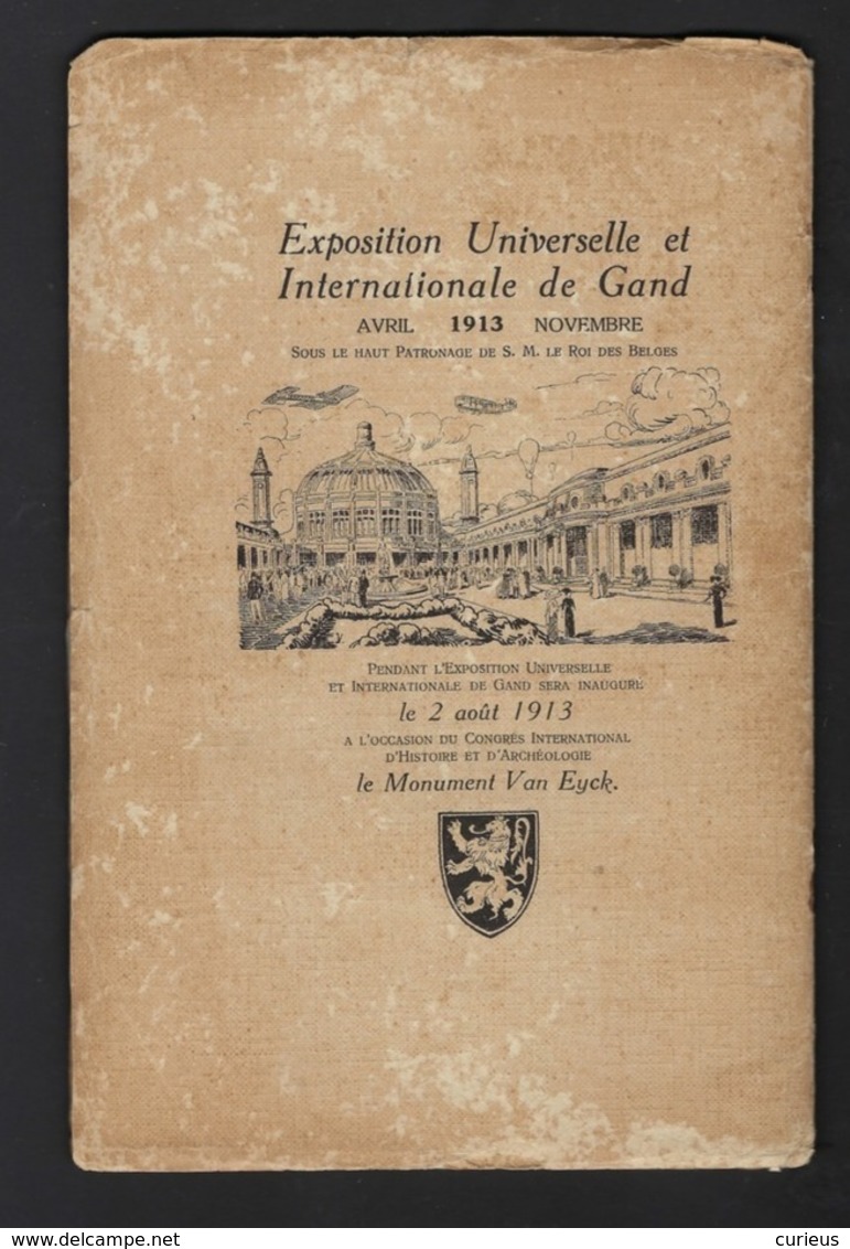 GENT * BOEKJE * HOMMAGE INTERNATIONAL AUX FRERES HUBERT ET JEAN VAN EYCK * EXPO 1913 GAND * 24 PP * 23 X 15 CM - Gent
