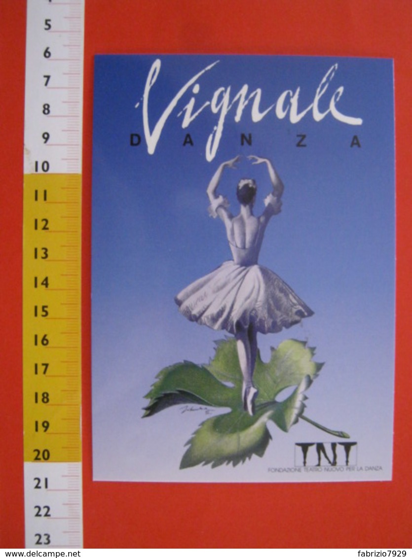 A.13 ITALIA ANNULLO 1996 VIGNALE MONFERRATO ALESSANDRIA DANZA TEATRO NUOVO BALLERINA FOGLIA DI VITE UVA VINO WINE - Danza