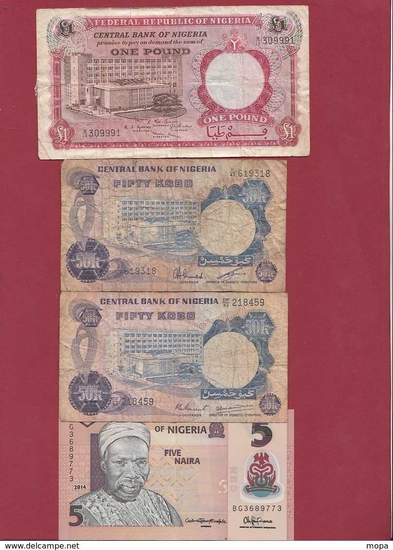 Nigéria 18 Billets Dans L 'état (certains Billets à Forte Cote) Lot N °2 - Nigeria