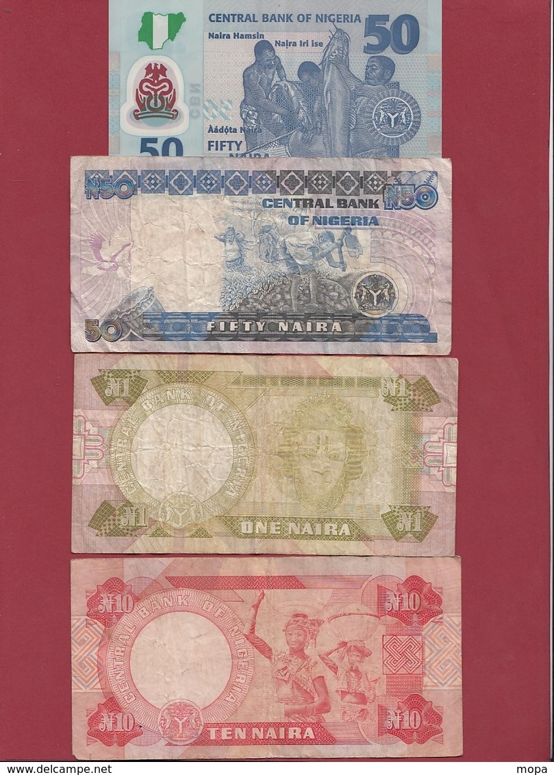 Nigéria 18 billets dans l 'état (certains billets à forte cote) lot n °2