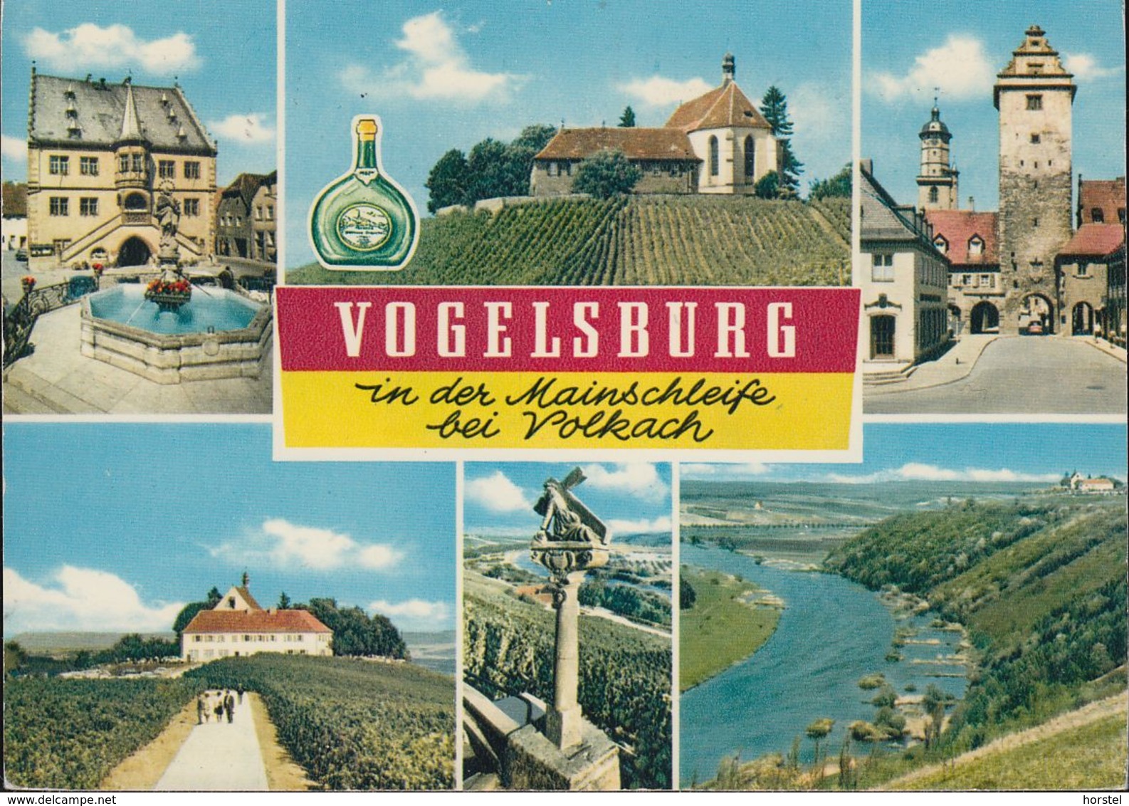 D-97332 Volkach Am Main - Vogelsburg - Alte Ansichten - Nice Stamp - Kitzingen