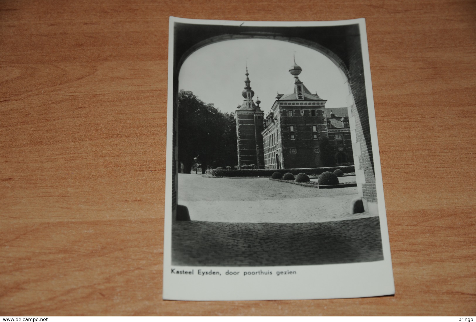 2184-        FOTOKAART, KASTEEL EIJSDEN, DOOR POORTHUIS GEZIEN - Maasmechelen