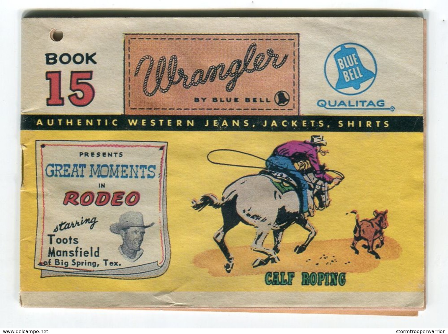 USA - WRANGLER RODEO SERIES By Blue Bell - N°15 -  STARRING Toots Mansfield - Other Publishers
