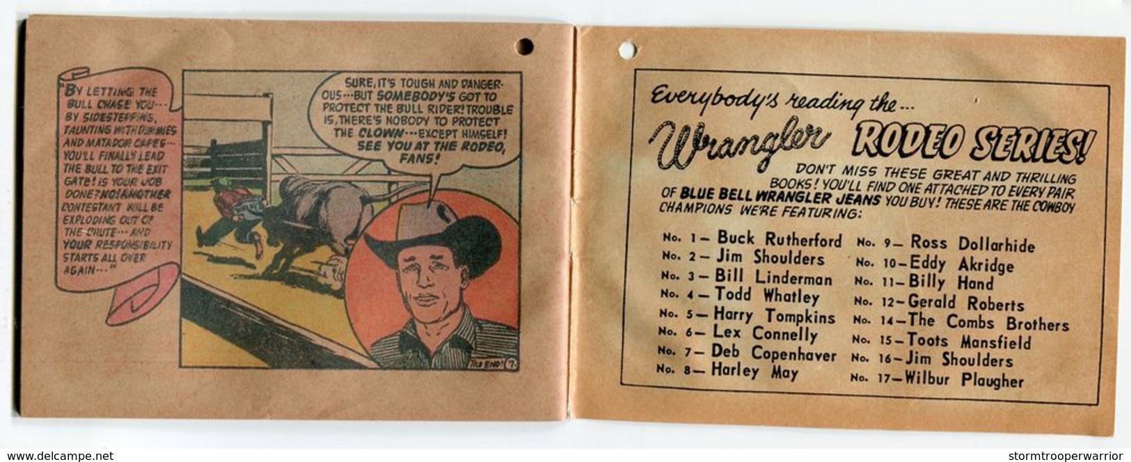 USA - WRANGLER RODEO SERIES By Blue Bell - N°15 -  STARRING Toots Mansfield - Other Publishers