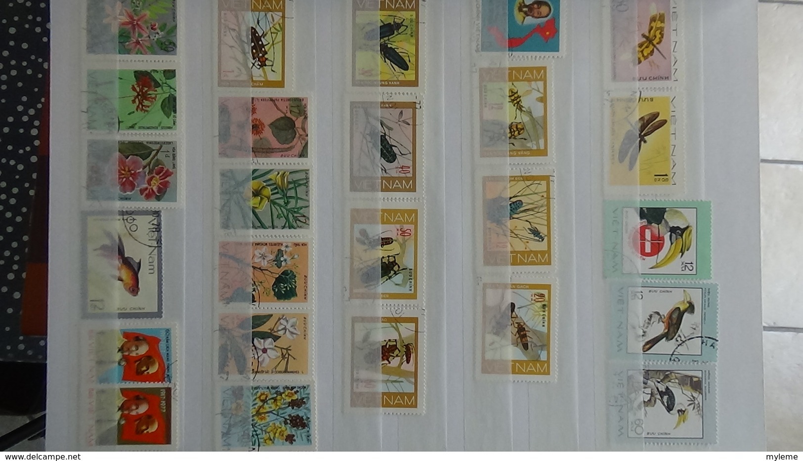 B383 Collection Timbres Oblitérés Du Viet Nam. A Saisir !!! - Collections (en Albums)