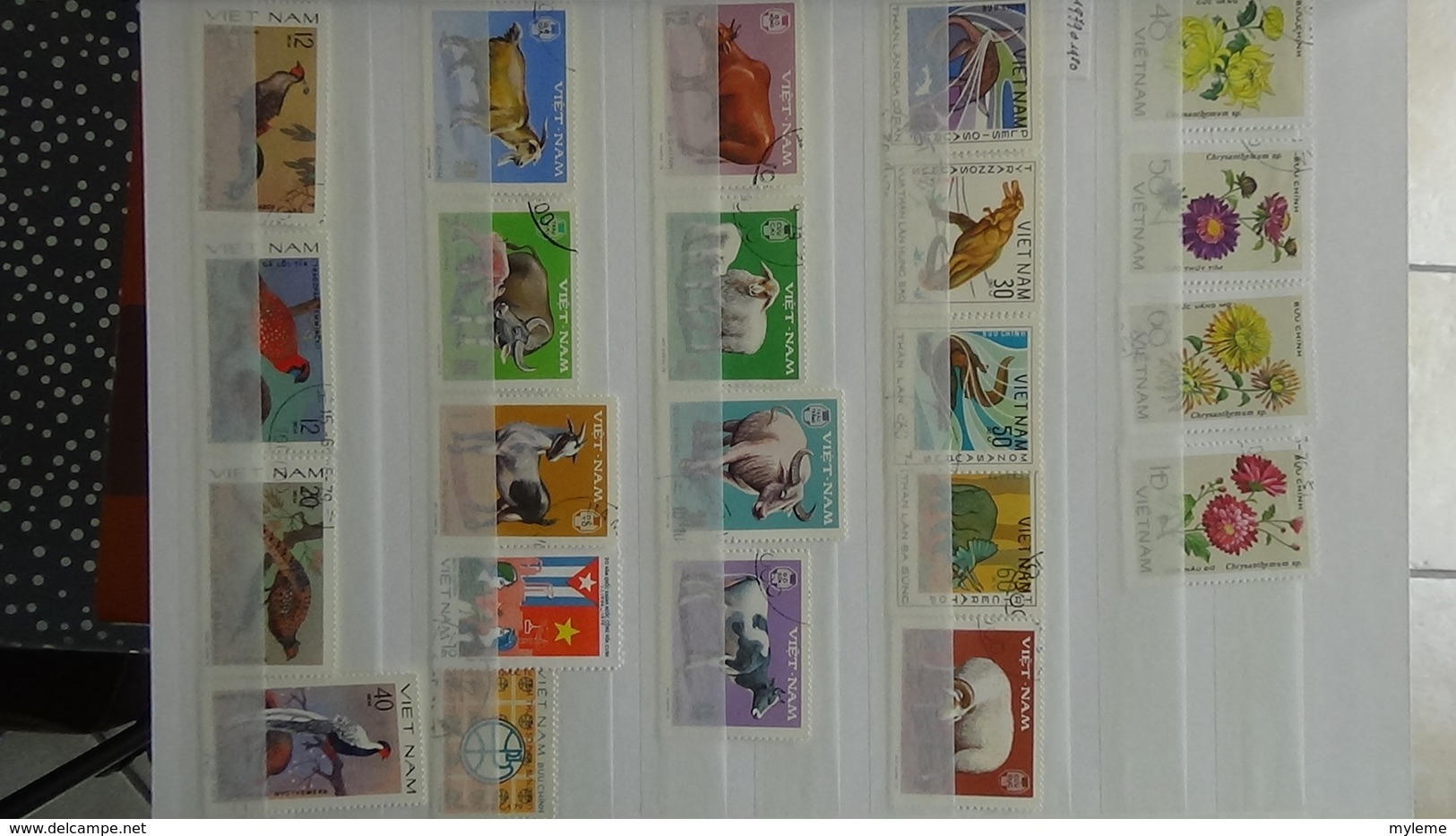 B383 Collection Timbres Oblitérés Du Viet Nam. A Saisir !!! - Collections (en Albums)