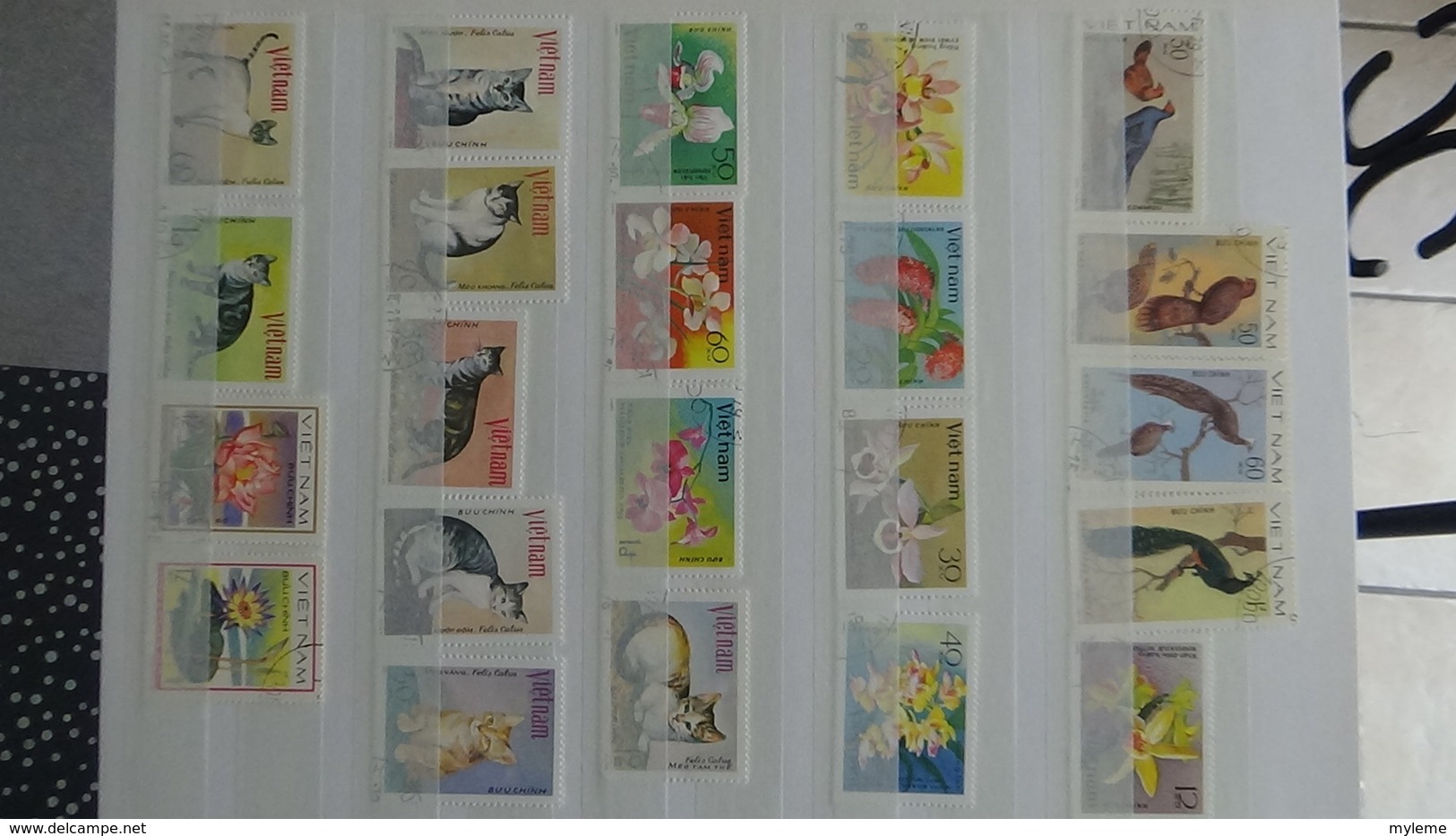 B383 Collection timbres oblitérés du Viet Nam. A saisir !!!