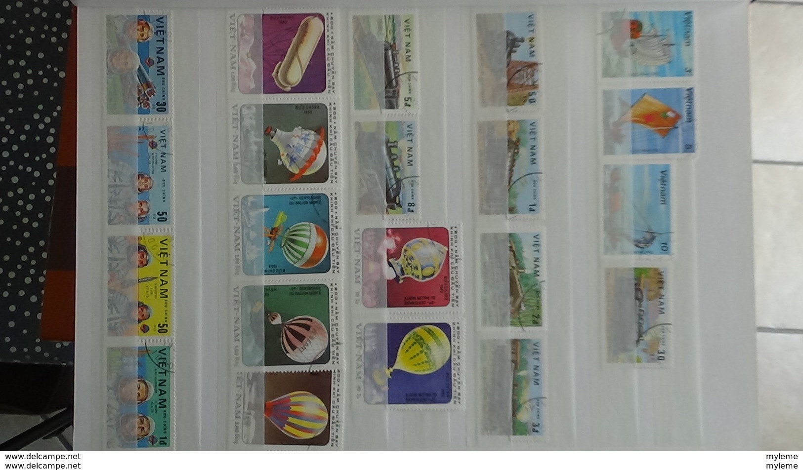 B383 Collection timbres oblitérés du Viet Nam. A saisir !!!