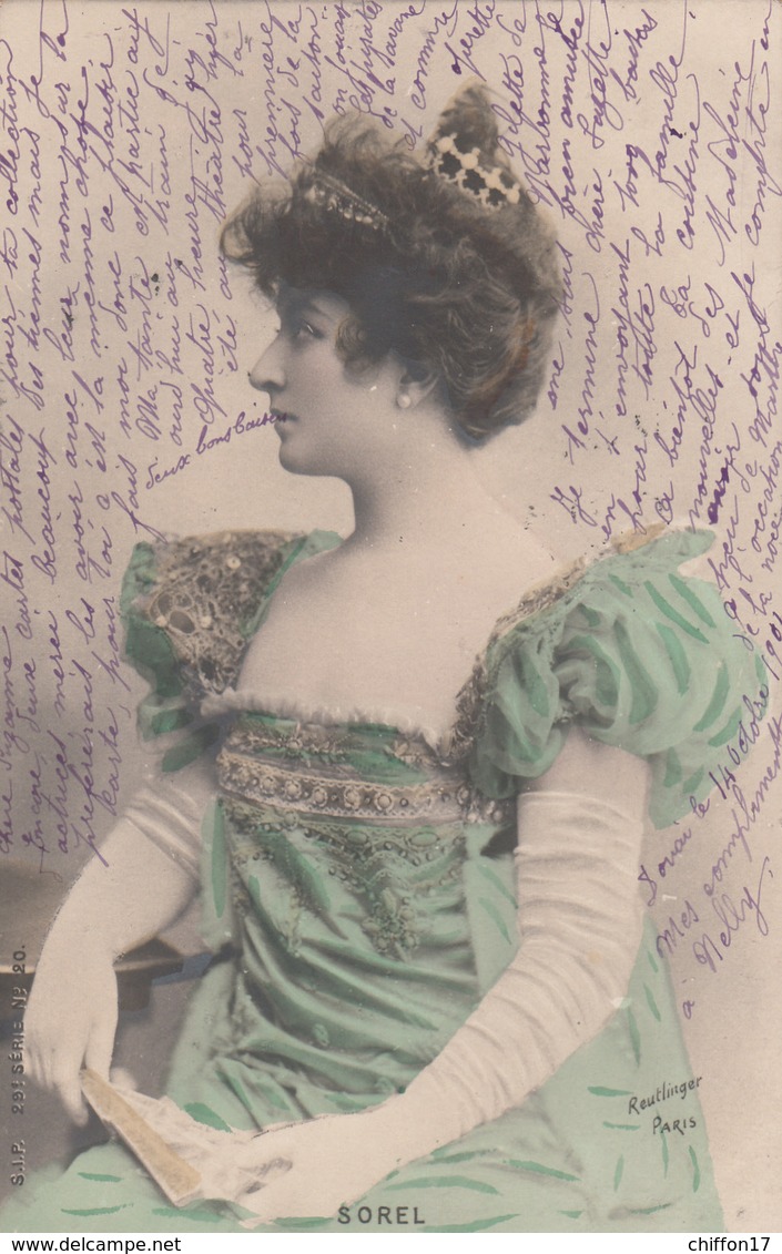 CPA FEMME Artiste  SOREL    Reutlinger  1901 - Artistes