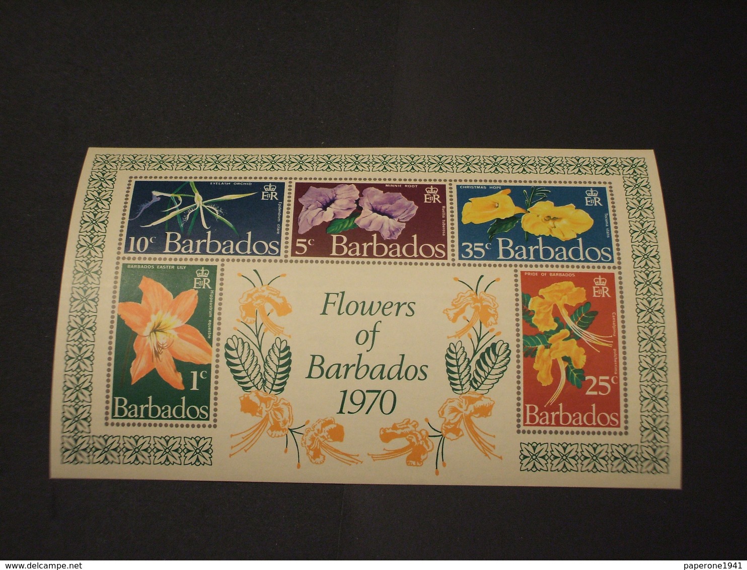 BARBADOS - BF 1970 FLORA  - NUOVI(++) - Barbados (1966-...)