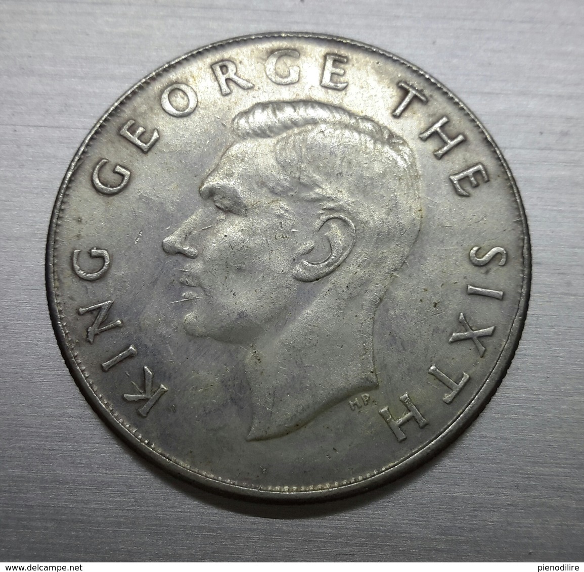 Riproduzione Di Moneta, Commonwealth Of Australia - One Crown 1937 (pos.A10.64) NO ARGENTO, FAKE, FALSE - Crown