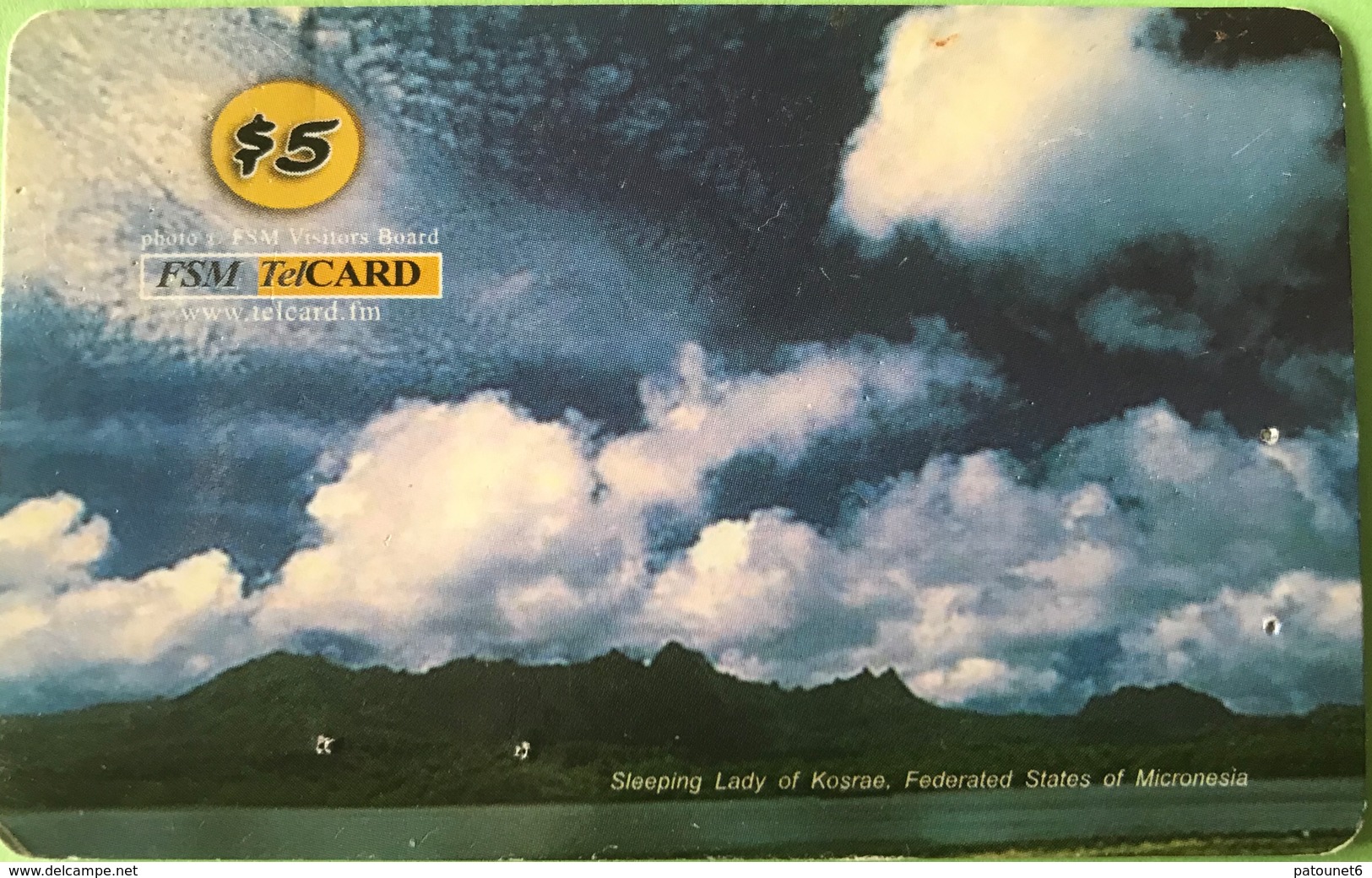 MICRONESIE  -  Prepaid  -  " FSMTelCARD  "  -   $5 - Micronesia