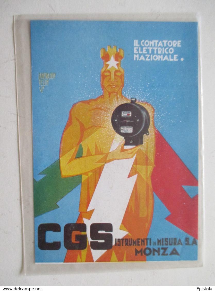 Compteur électrique  CGS  "Contatore Elettrico"  Monza  -  Coupure De Presse Italienne  De 1928 - Autres Appareils