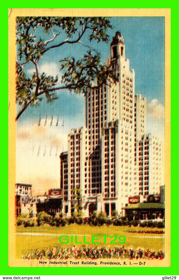 PROVIDENCE, RI - NEW INDUSTRAL TRUST BUILDING - TRAVEL IN 1958 - MAX SILVERSTEIN & SON - DEXTER PRESS - - Providence