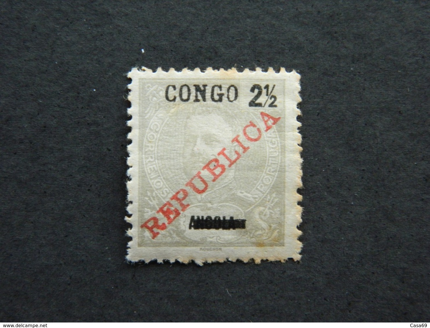 Scott 59 Overprint Both Sides - Congo Portoghese