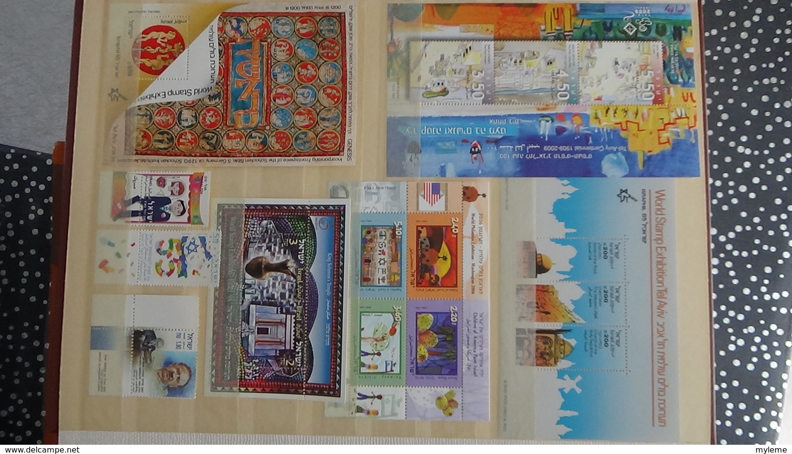 B395 Petite Collection D'ISRAEL Timbres Et Blocs ** . A Saisir !!! - Collections (en Albums)