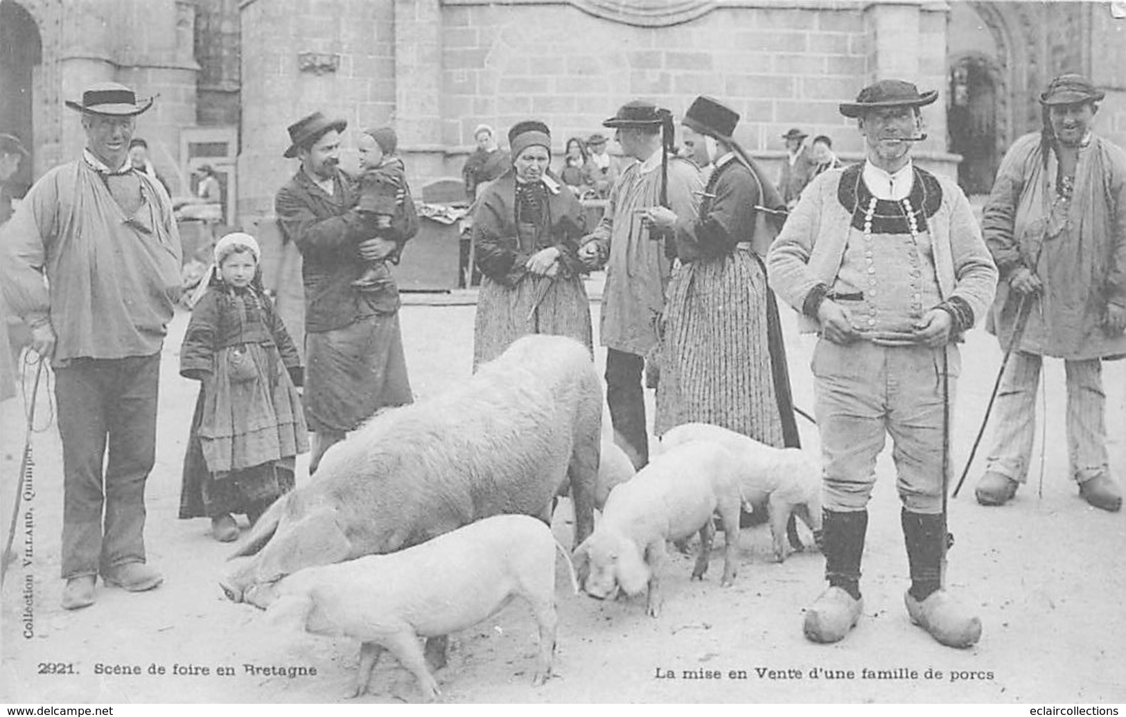 Kernascleden             56       La Mise En Vente D'une Famille De Porcs      (voir Scan) - Autres & Non Classés