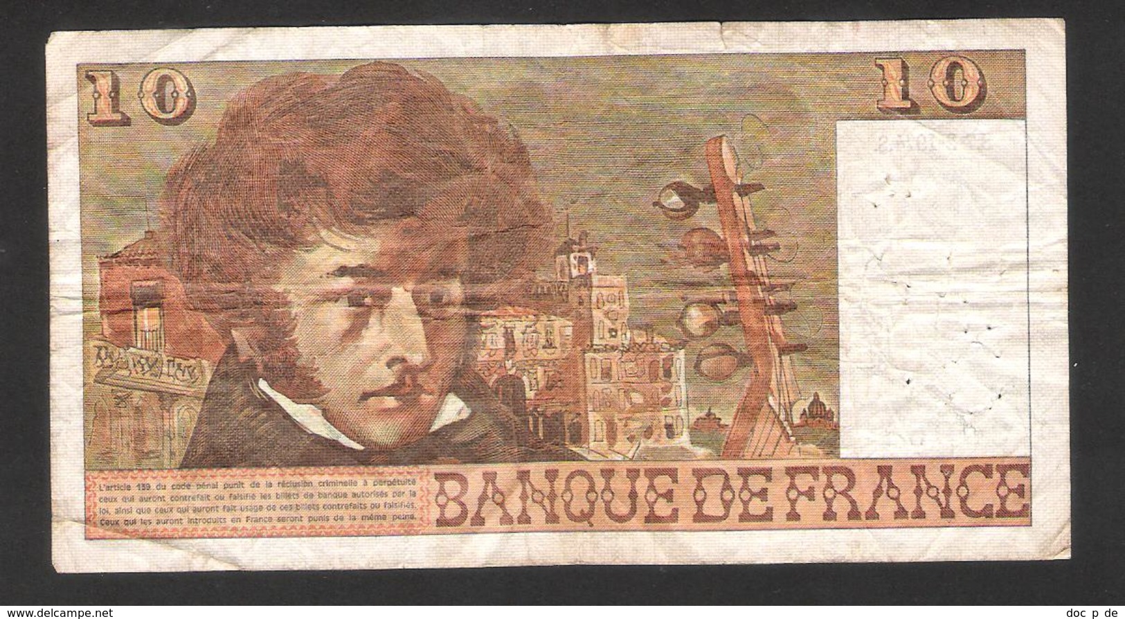 France - 10 Francs - S. 7-2-1974 - 35957 - Berlioz - Used Condition - 10 F 1972-1978 ''Berlioz''