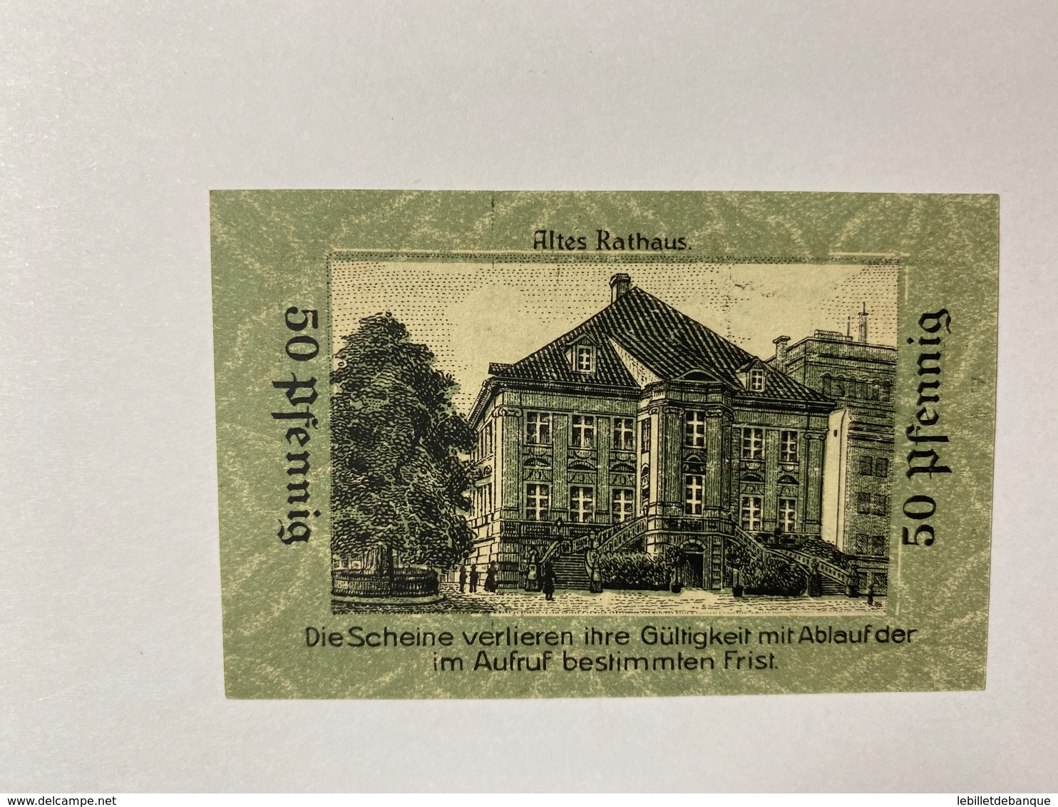 Allemagne Notgeld Liegnitz 50 Pfennig - Collections