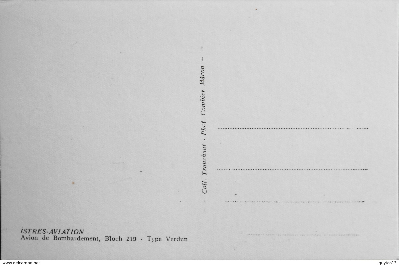 CPA. Carte-Photo > Entre Guerres > ISTRES-AVIATION - Avion De Bombardement BLOCH 210 - Type Verdun - TBE - 1919-1938: Entre Guerres