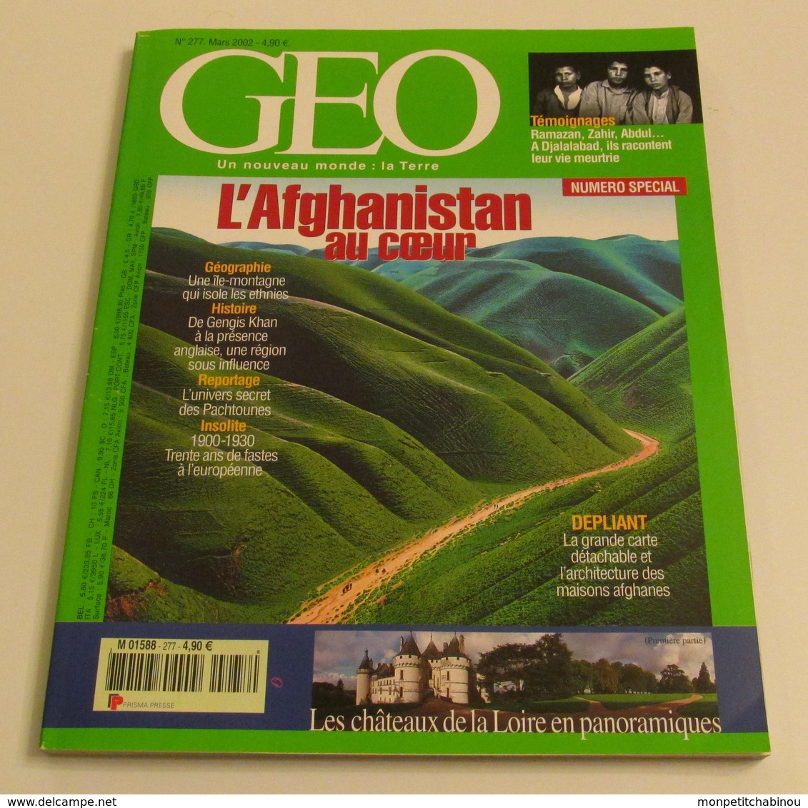 GEO N°277 (03/2002) : L'Afghanistan Au Coeur - Géographie