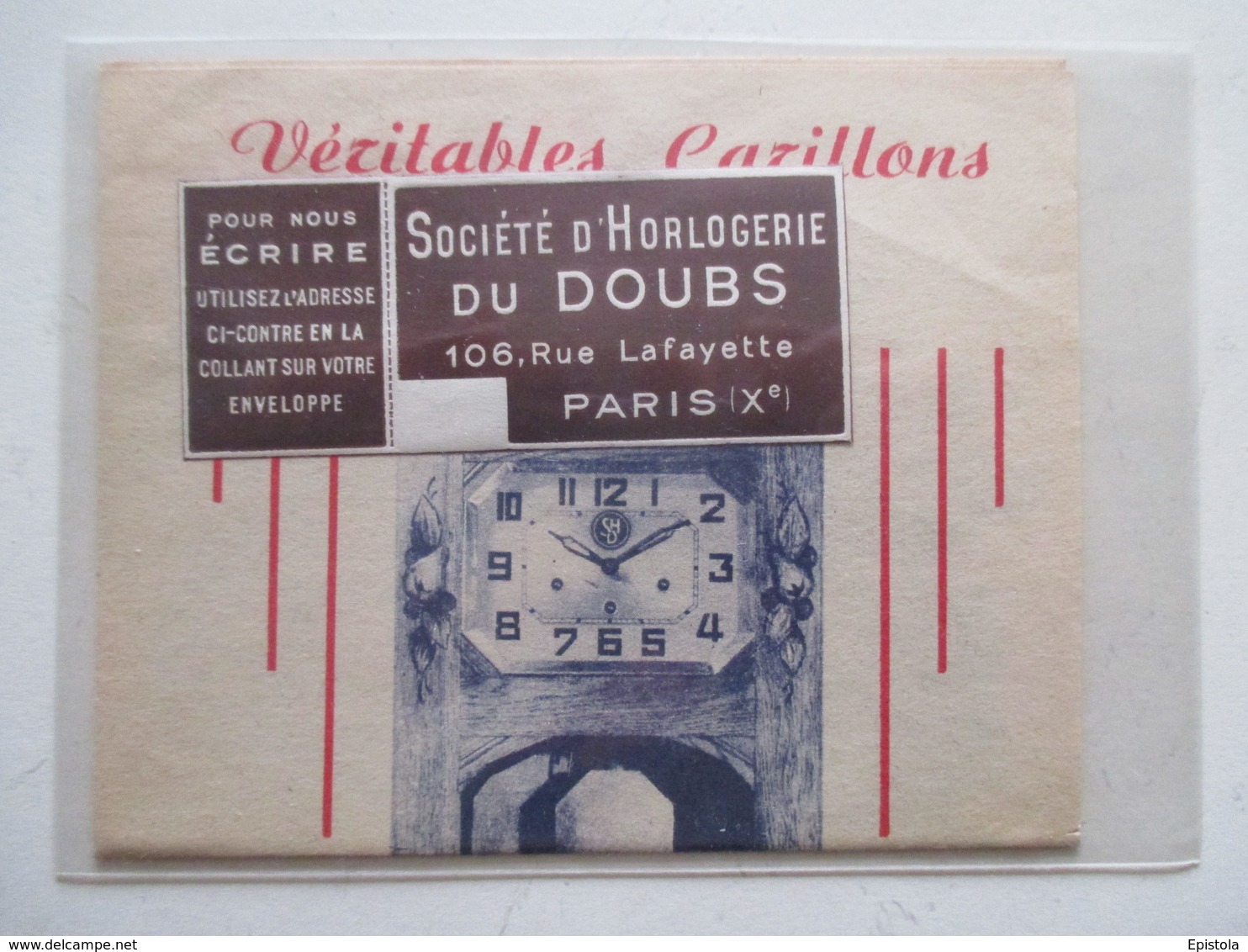 Horloge Carillon Du Doubs   - Coupure De Presse - Wanduhren