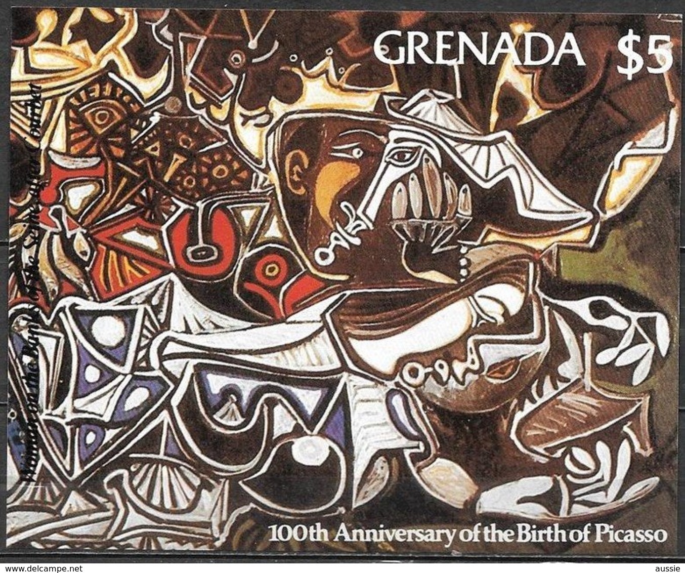 Grenada Grenade 1981 Yvertn° Bloc 92 *** MNH Cote 50 FF Pablo Picasso - Grenade (1974-...)