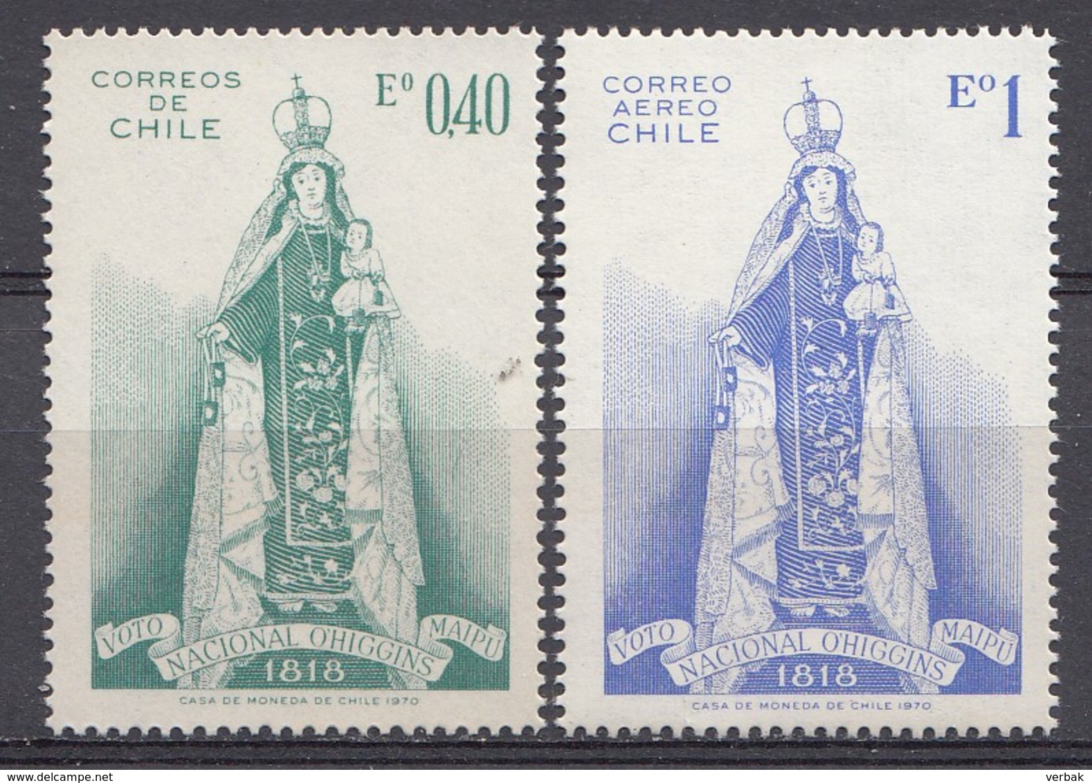 CHILI 1970  Mi.nr. 736-737 Nationalvotum..    NEUF Sans CHARNIERE / MNH / POSTFRIS - Chili