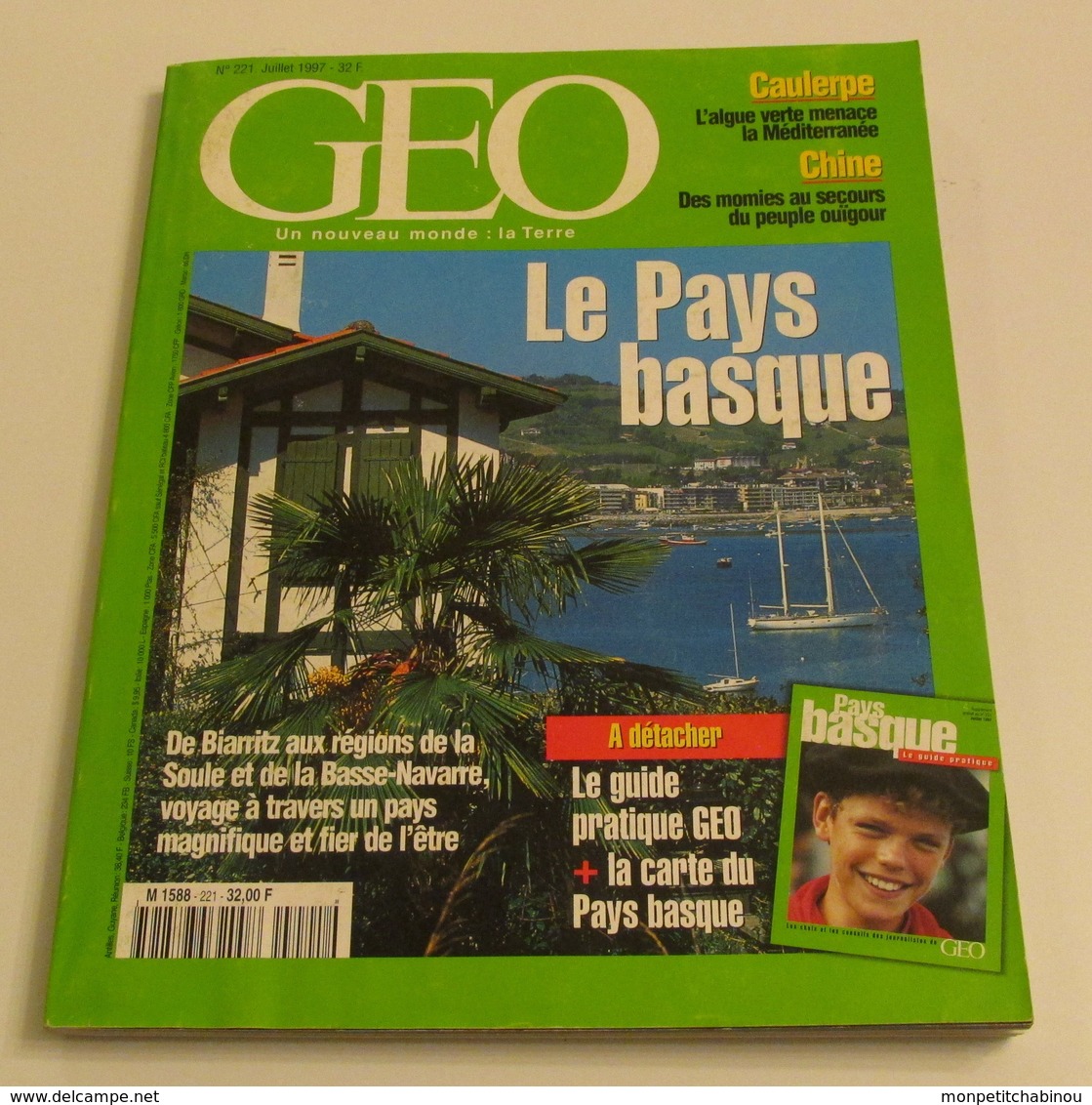 GEO N°221 (07/1997) : Le Pays Basque - Géographie