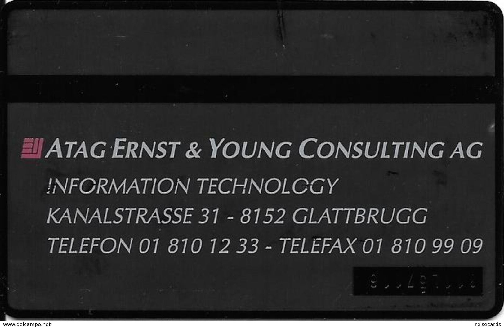 Switzerland: PTT KP-93/226 311L Atag Ernst & Young - Svizzera
