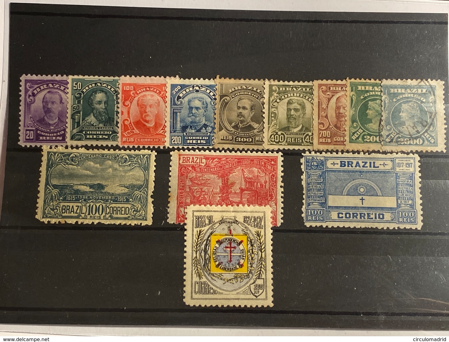 Brasil Nº 129/34, 137, 139/40, 147/49, 187. Año 1906/24. - Ungebraucht