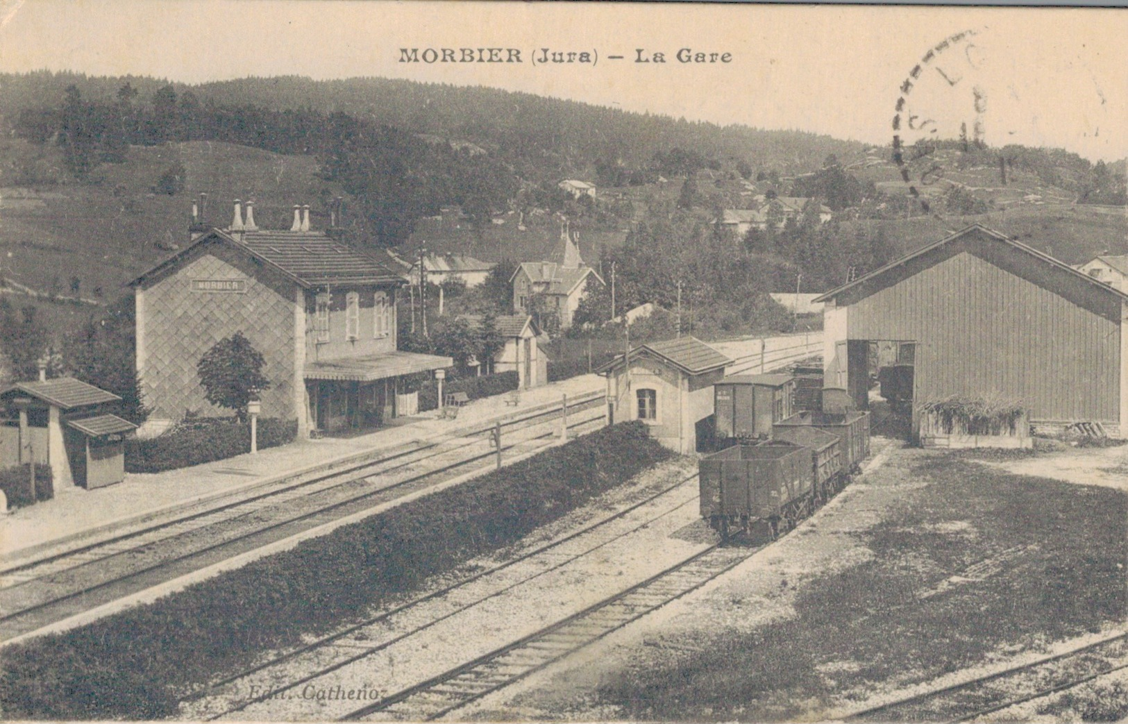 J45 - 39 - MORBIER - Jura - La Gare - Autres & Non Classés