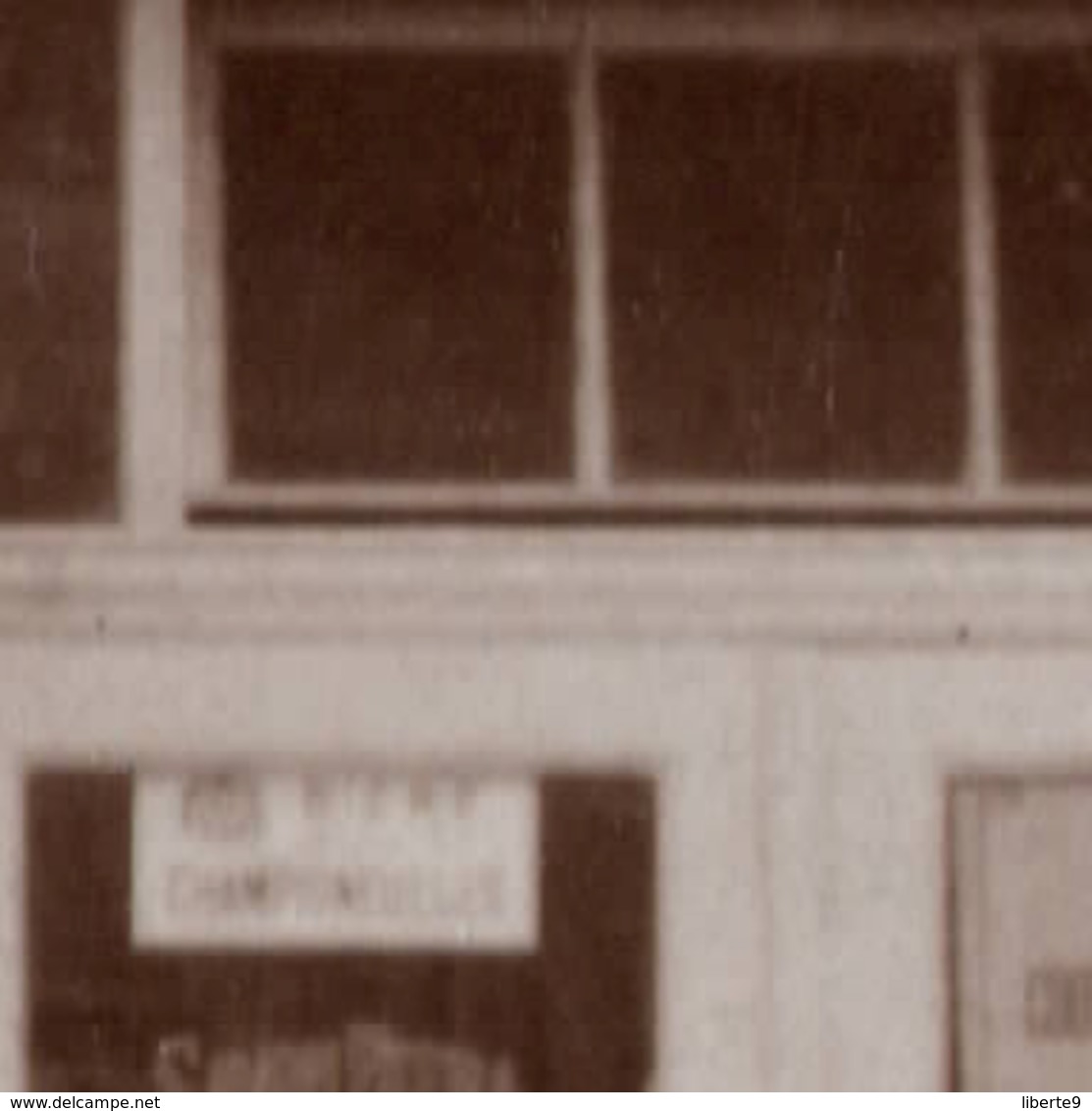 Aff. Biere De Champigneulles  C.1930 Dépôt Coopérative Laitière Moselle - Metz ? - Photo 8x9.5cm  Devanture Magasin - Lieux