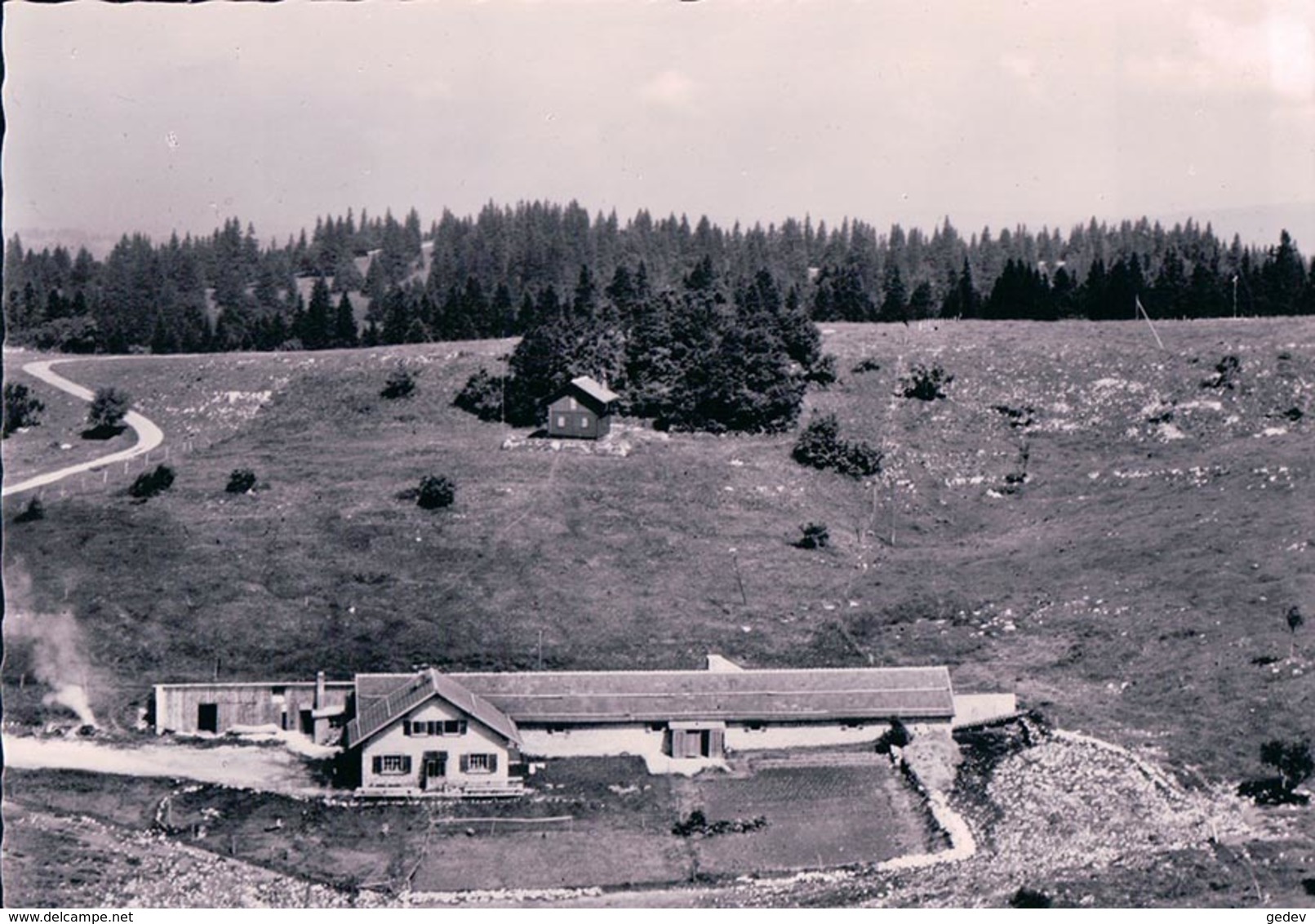 Gorgier NE, La Roche Devant, Chalet D'Alpage Vu D'avion, Chez Tante Marie Près Du Creux Du Van (67272) 10x15 - Gorgier