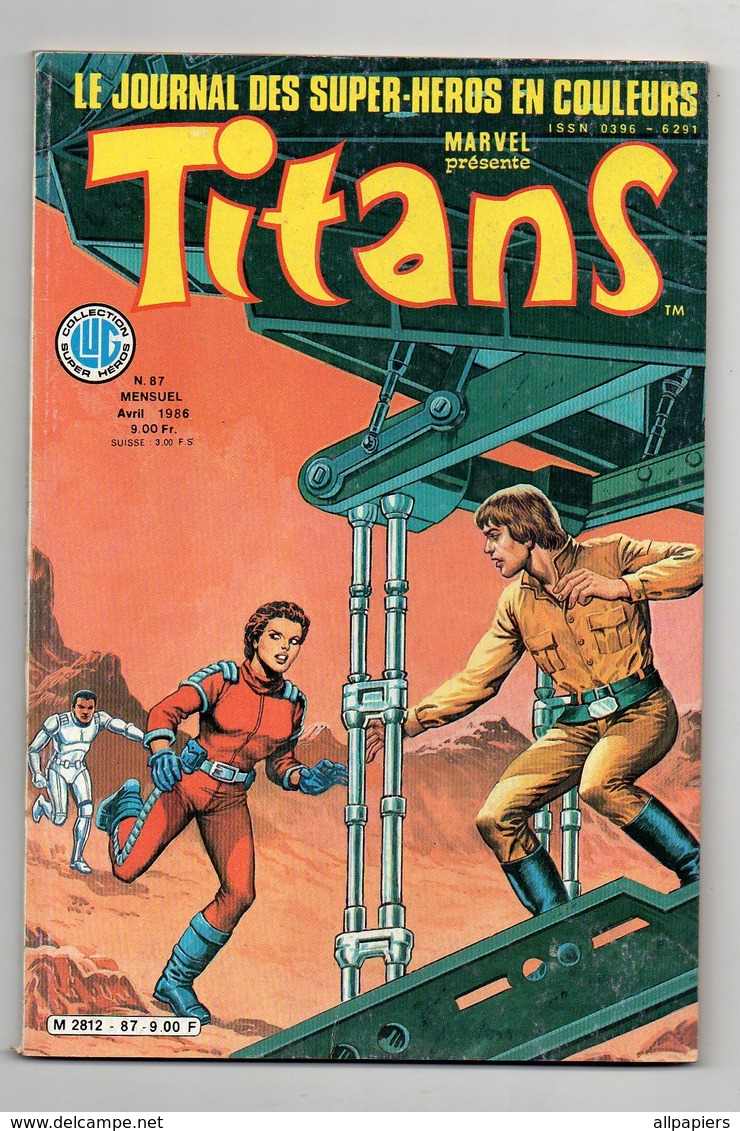 Titans N°87 La Guerre Des étoiles - Epsilon - La Vision Et La Sorcière Rouge De 1986 - Titans