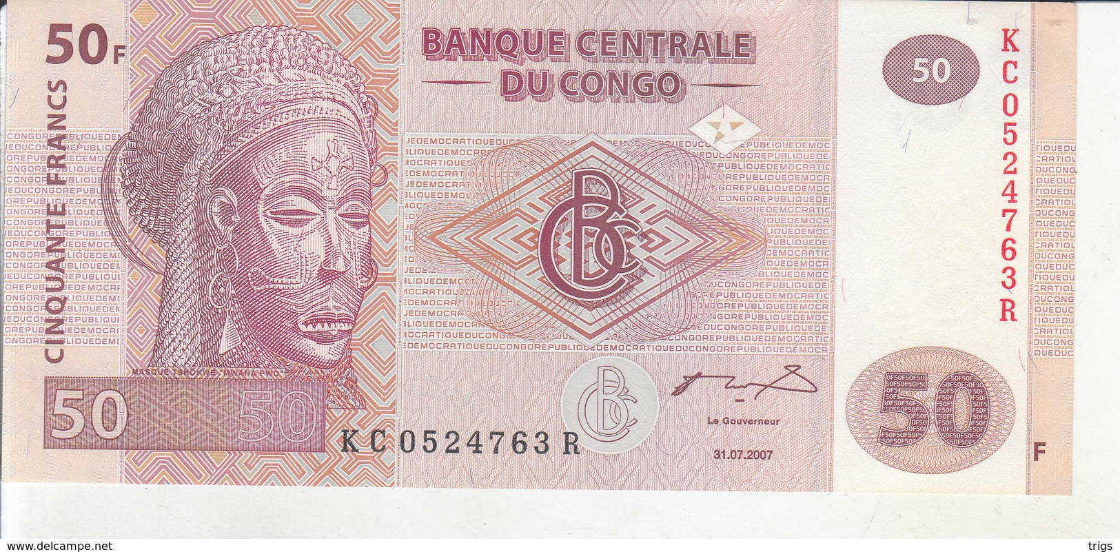 Democratische Republiek Congo - 50 Francs - República Democrática Del Congo & Zaire