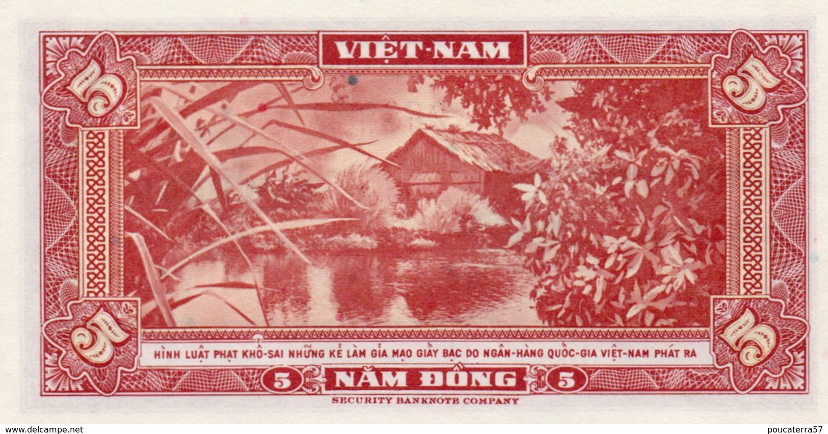 VIETNAM SOUTH  =N/D      5  DONG    P-13     UNC - Vietnam