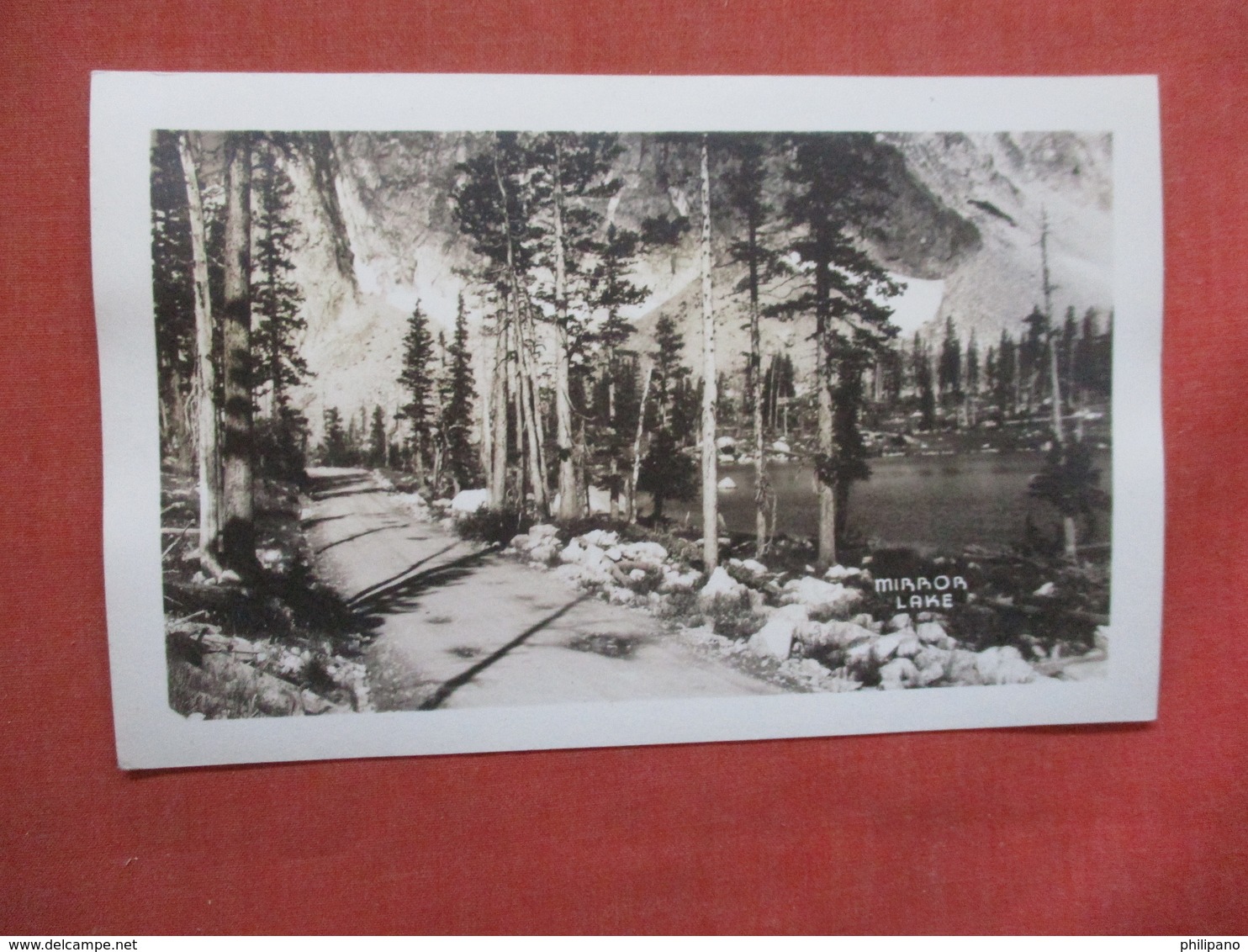 RPPC - W Mirror  Lake   Wyoming > Laramie  Ref 3885 - Laramie