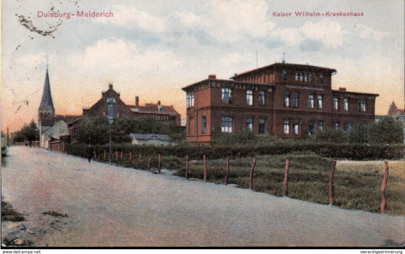 ! Alte Ansichtskarte Duisburg Meiderich, Kaiser Wilhelm Krankenhaus, NRW - Duisburg