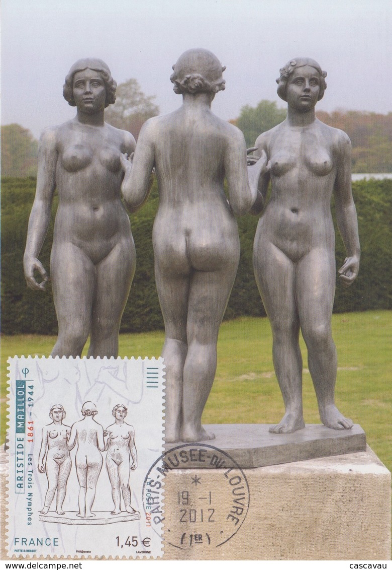 Carte  Maximum  1er Jour   FRANCE   Oeuvre  De  MAILLOL    2012 - 2010-2019