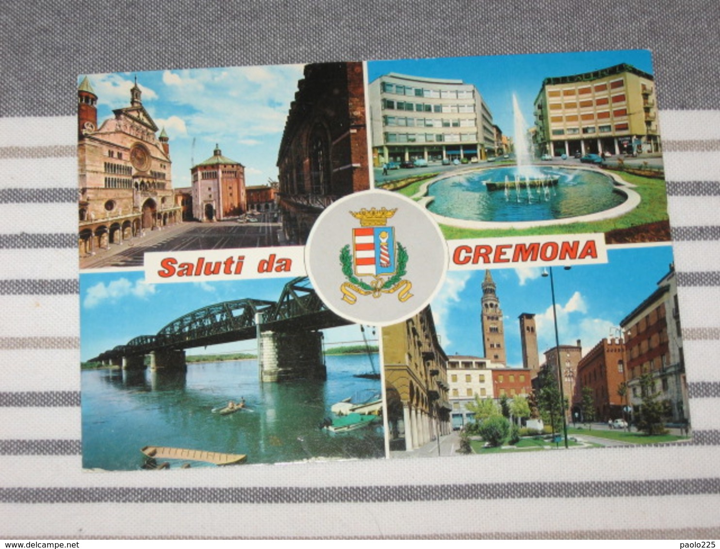 CREMONA SALUTI COLORI VG 1975 - Cremona