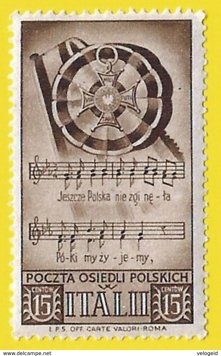 Polonia. Poland. Italii. 1948. Poland Poczta Osiedli Polskich. Polish Resettlement Corps - Otros & Sin Clasificación